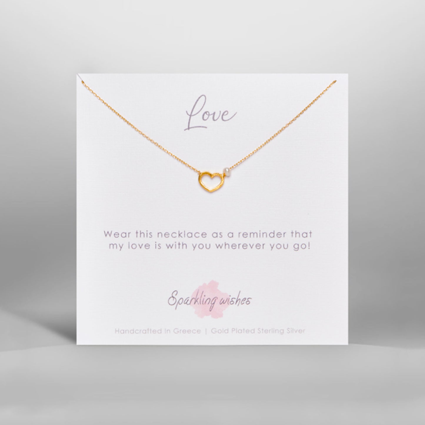 collana love cuore idea regalo per ragazza