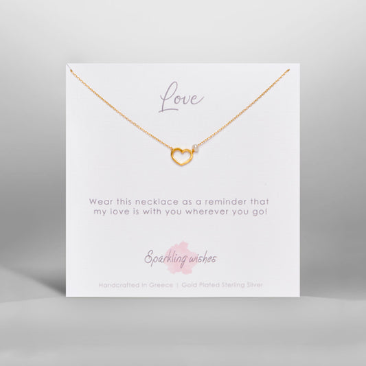 collana love cuore idea regalo per ragazza