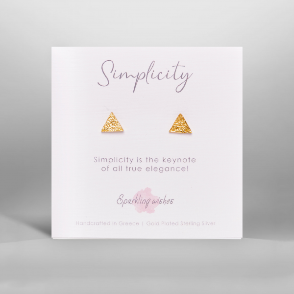 Orecchini Simplicity Triangle