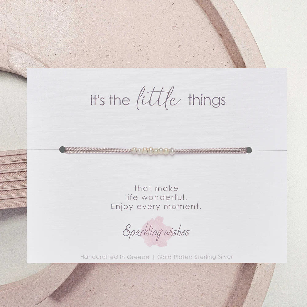Bracciale It’s The Little Things Argento 925 Placcato Oro