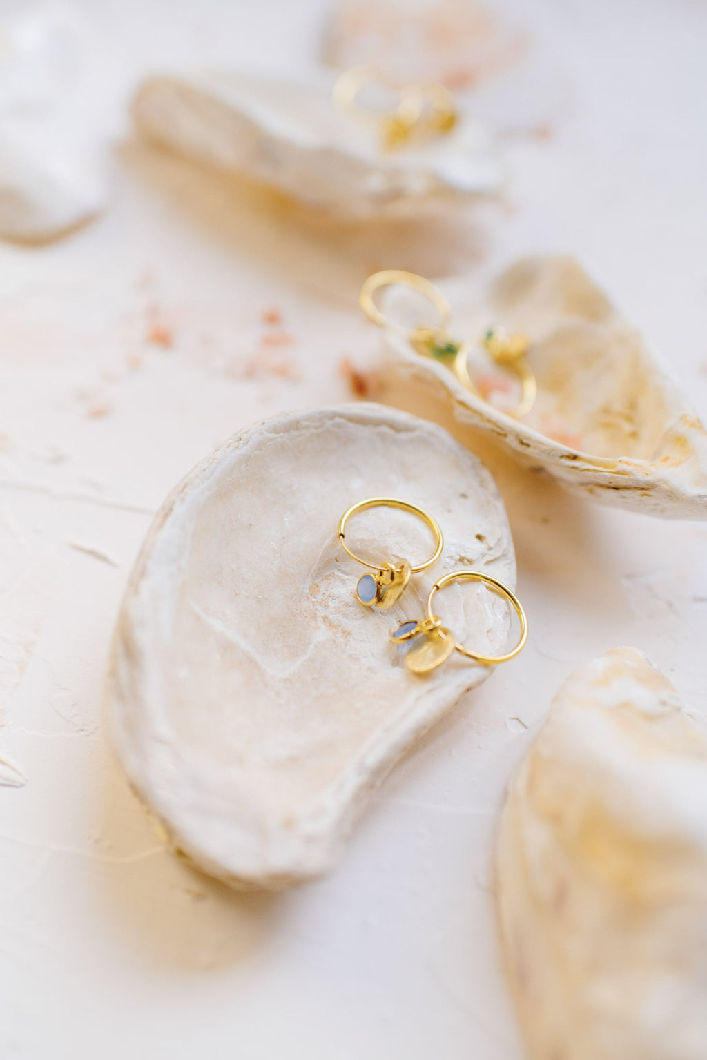 Orecchini Sparkle con zircone azzurro