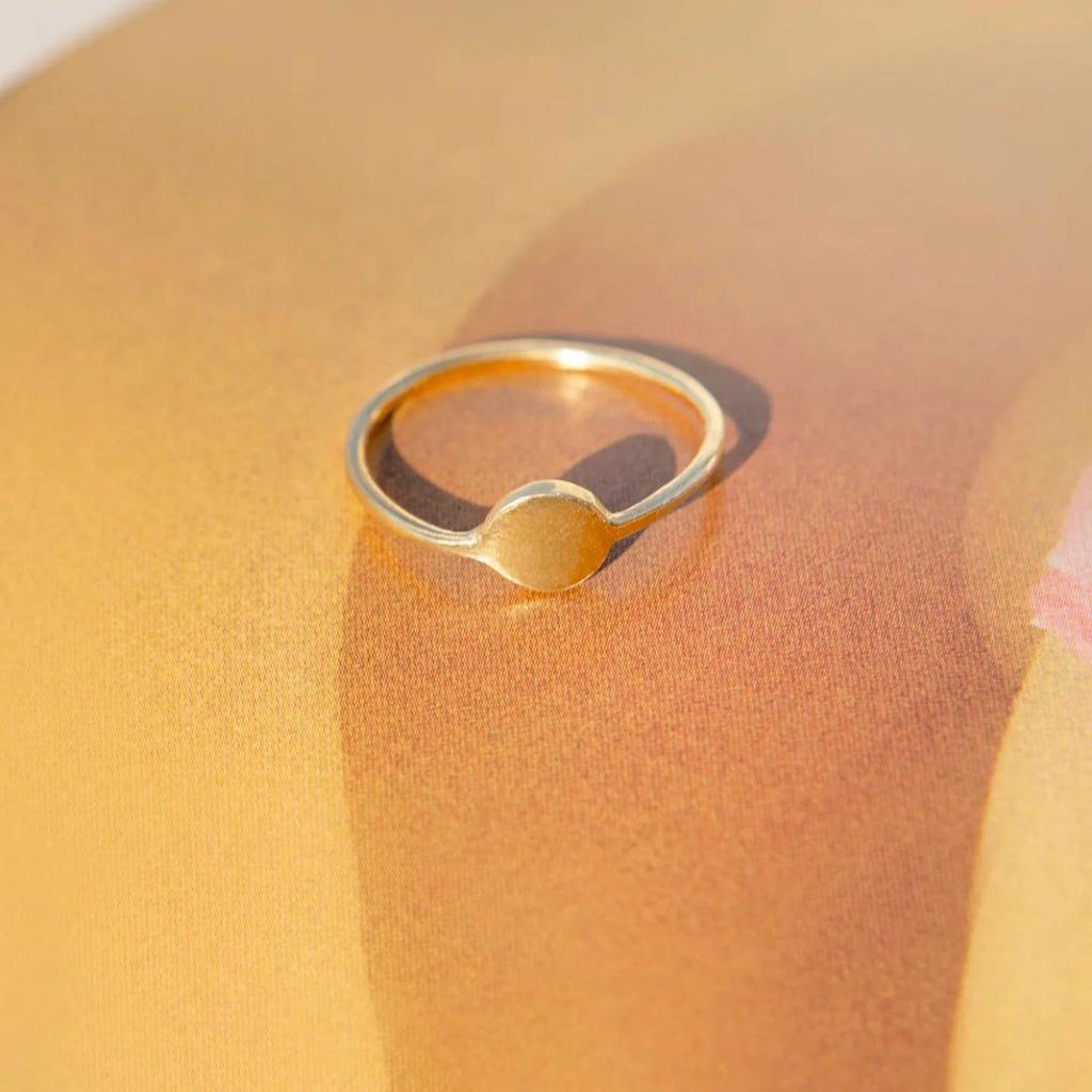 anello a forma di cerchio in argento sparkling wishes