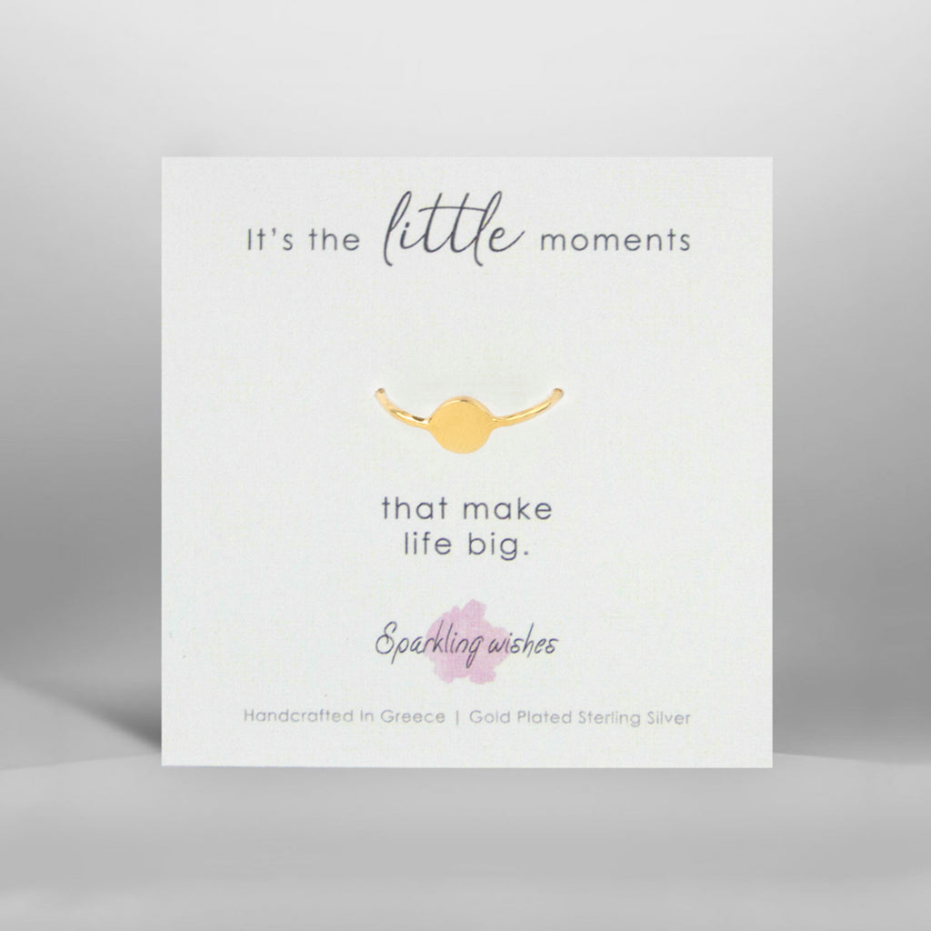 Anello cerchio - It's The Little Moments nr. 4