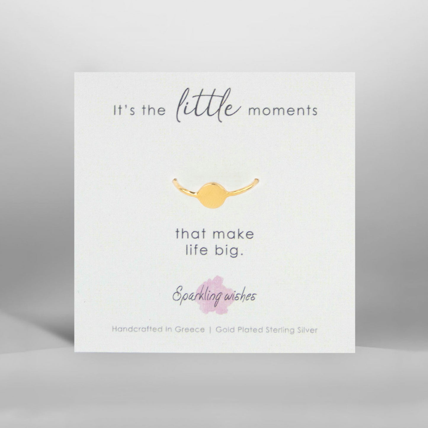 Anello cerchio - It's The Little Moments nr. 4