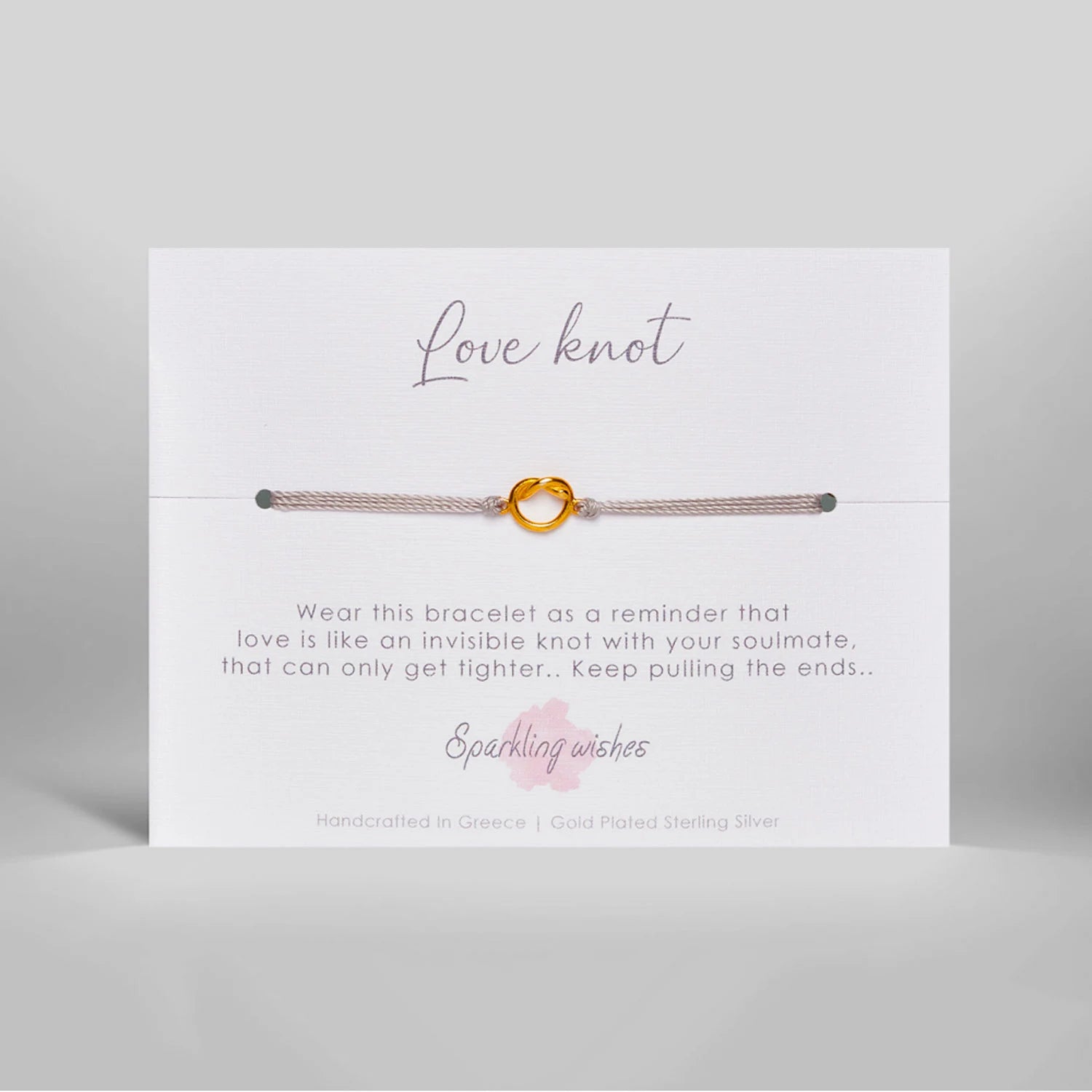 bracciale love knot sparkling wishes italia