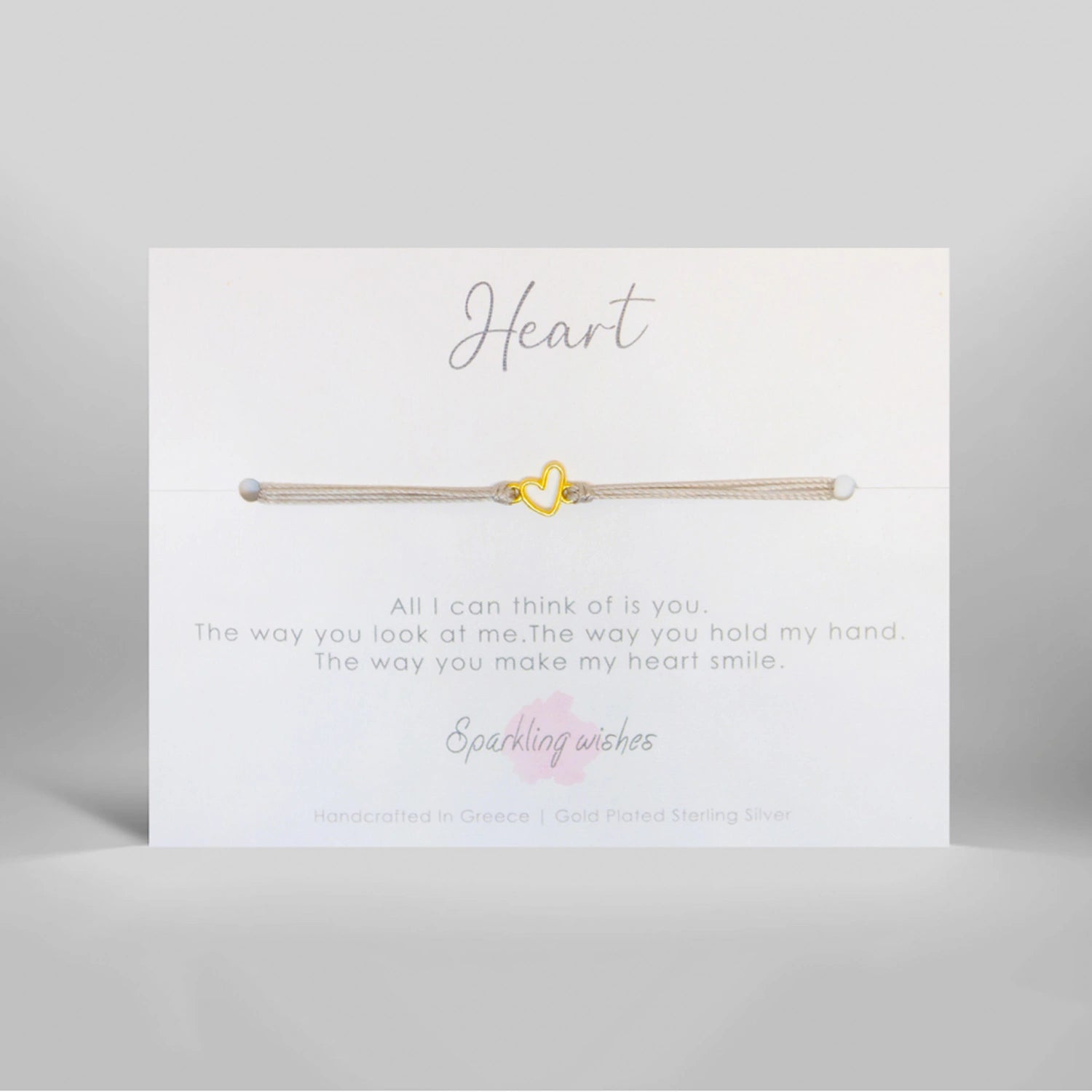 idea regalo per chi ami bracciale in argento con cuoricino