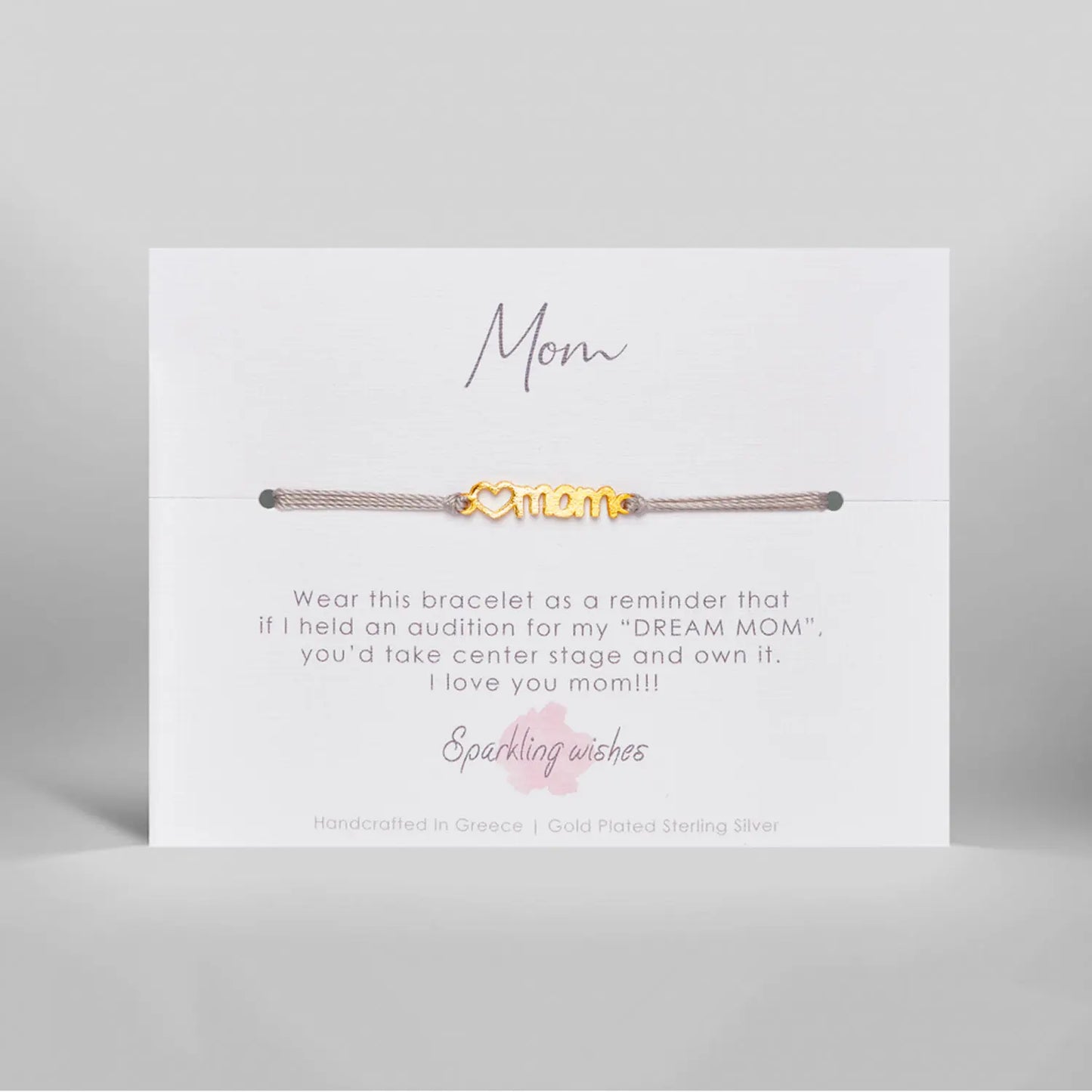 bracciale in argento mom sparkling wishes