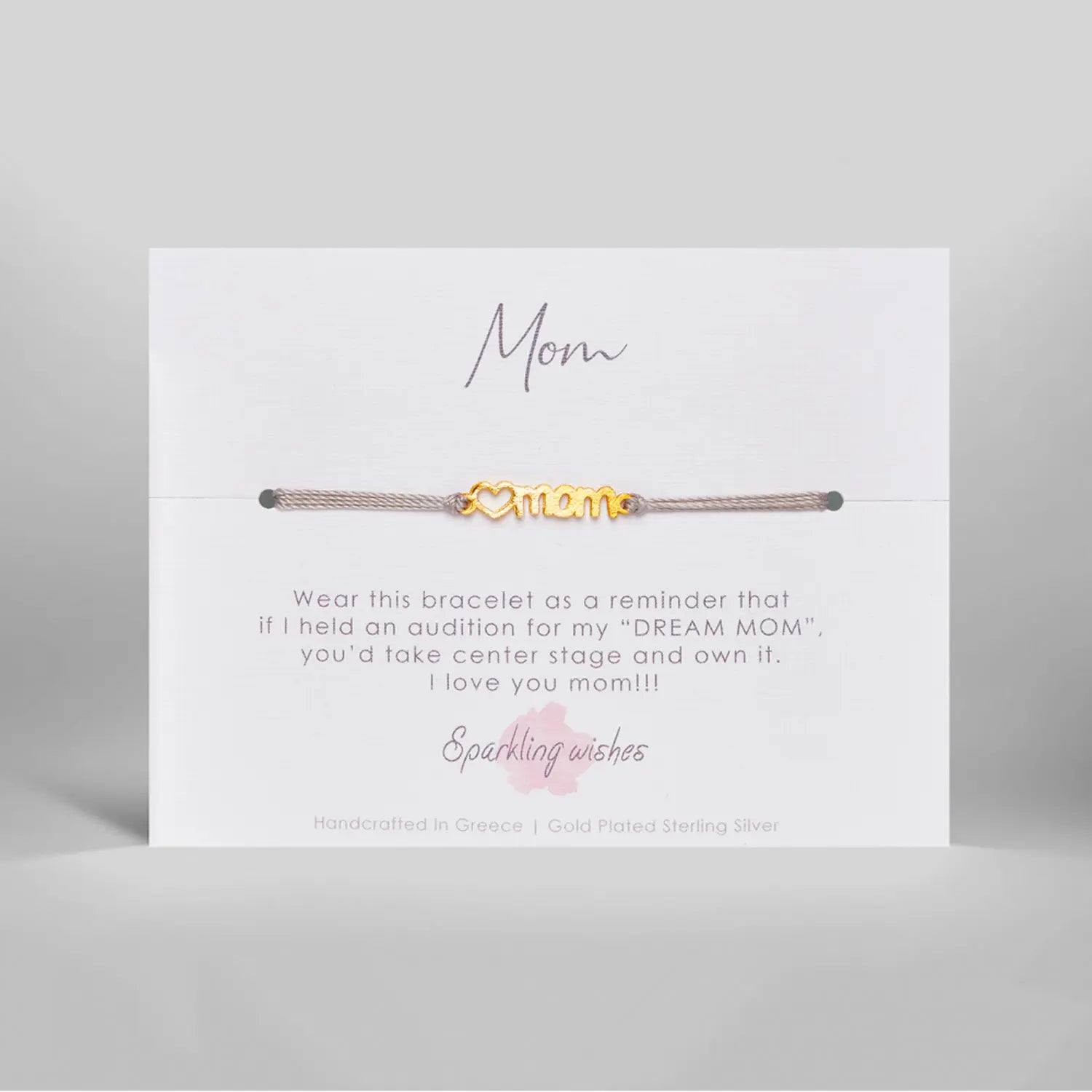 bracciale in argento mom sparkling wishes