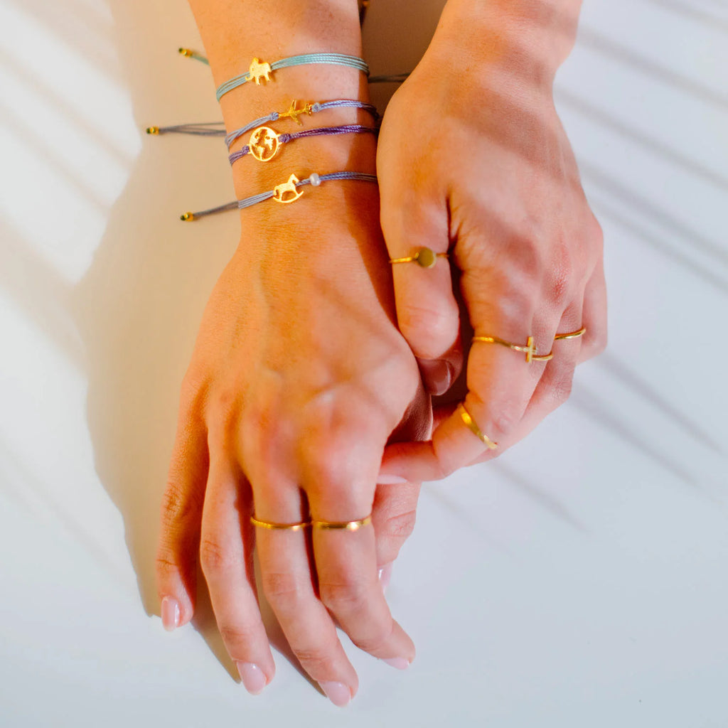 bracciale sweet memories a forma di cavallo a dondolo sparkling wishes