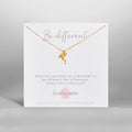 collana a forma di fenicottero be different