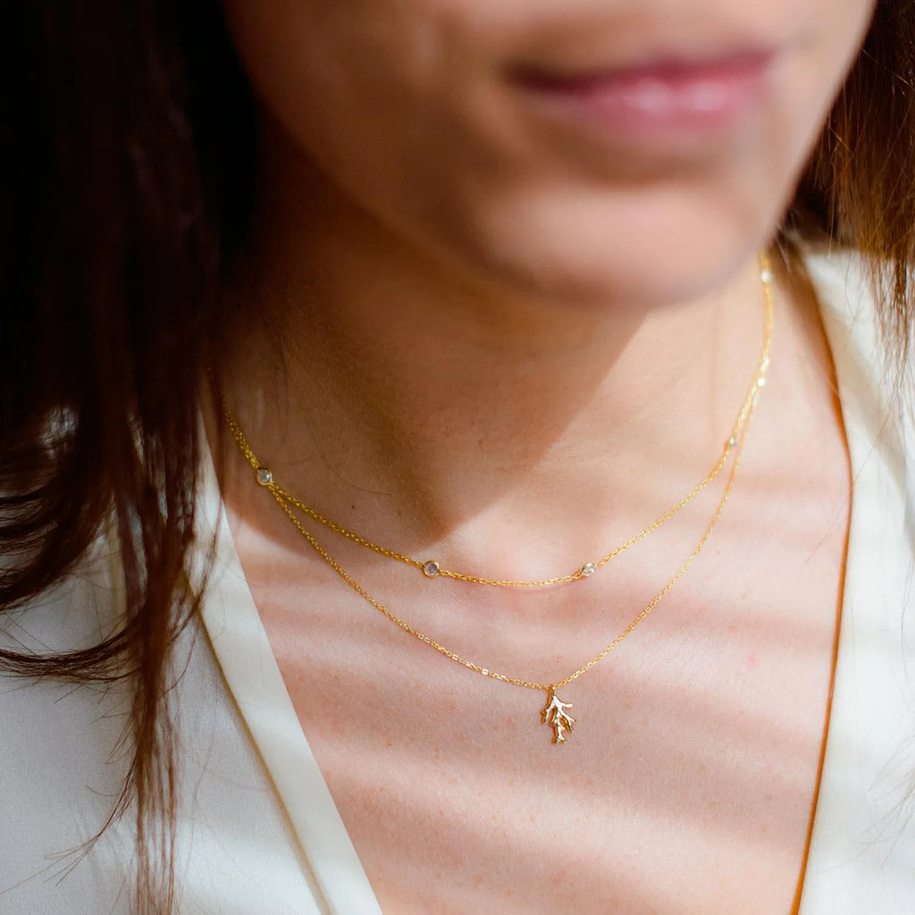 collana estiva coral sparkling wishes italia