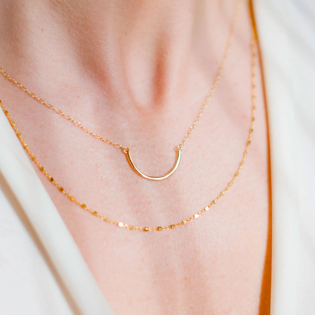 collana geometrica semicerchi endless circle sparkling wishes