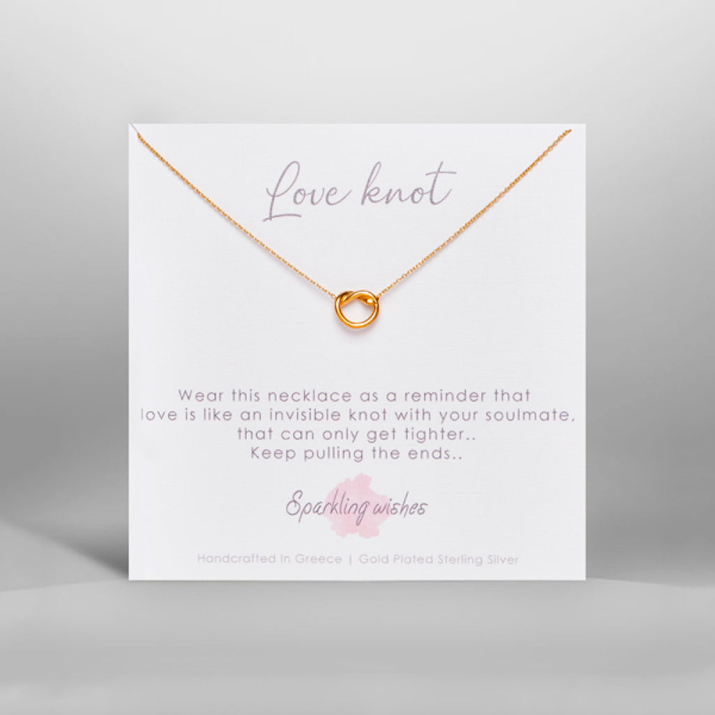 collana love knot per innamorati