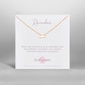 collana rainbow a forma di arcobaleno sparkling wishes
