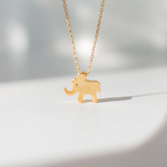 good fortune collana a forma di elefante sparkling wishes