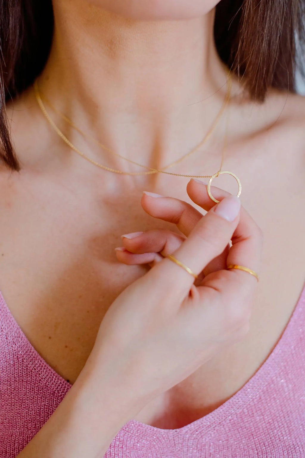 simbolo karma collana in argento