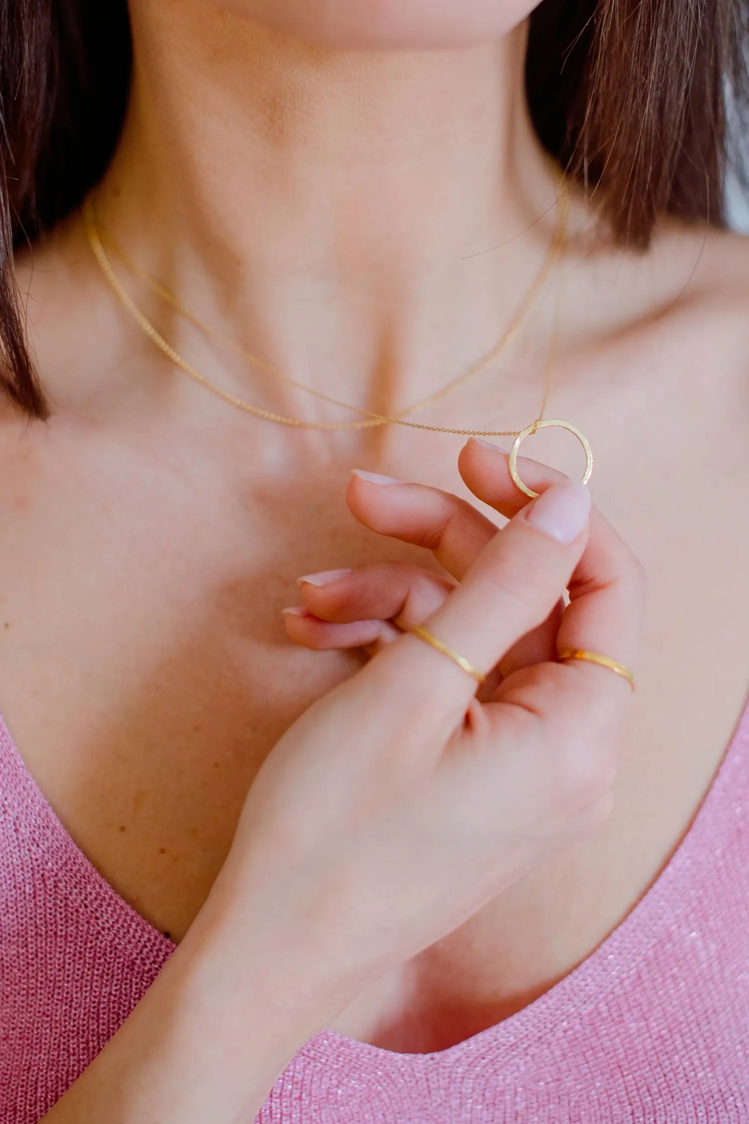 simbolo karma collana in argento