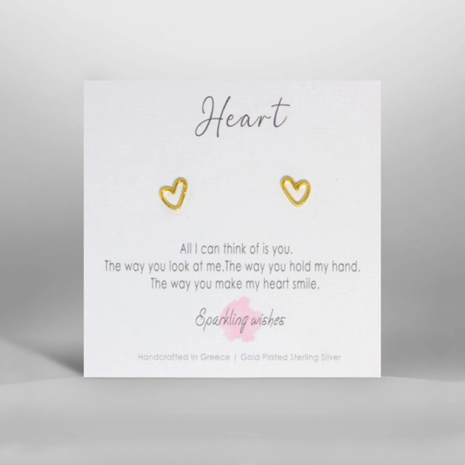 Orecchini a cuore Heart in argento 925 nichel free