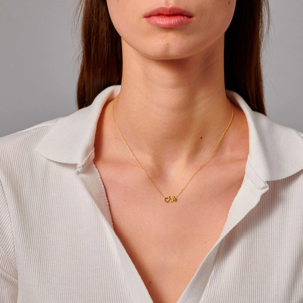 Sister collana in argento per sorella Sparkling Wishes