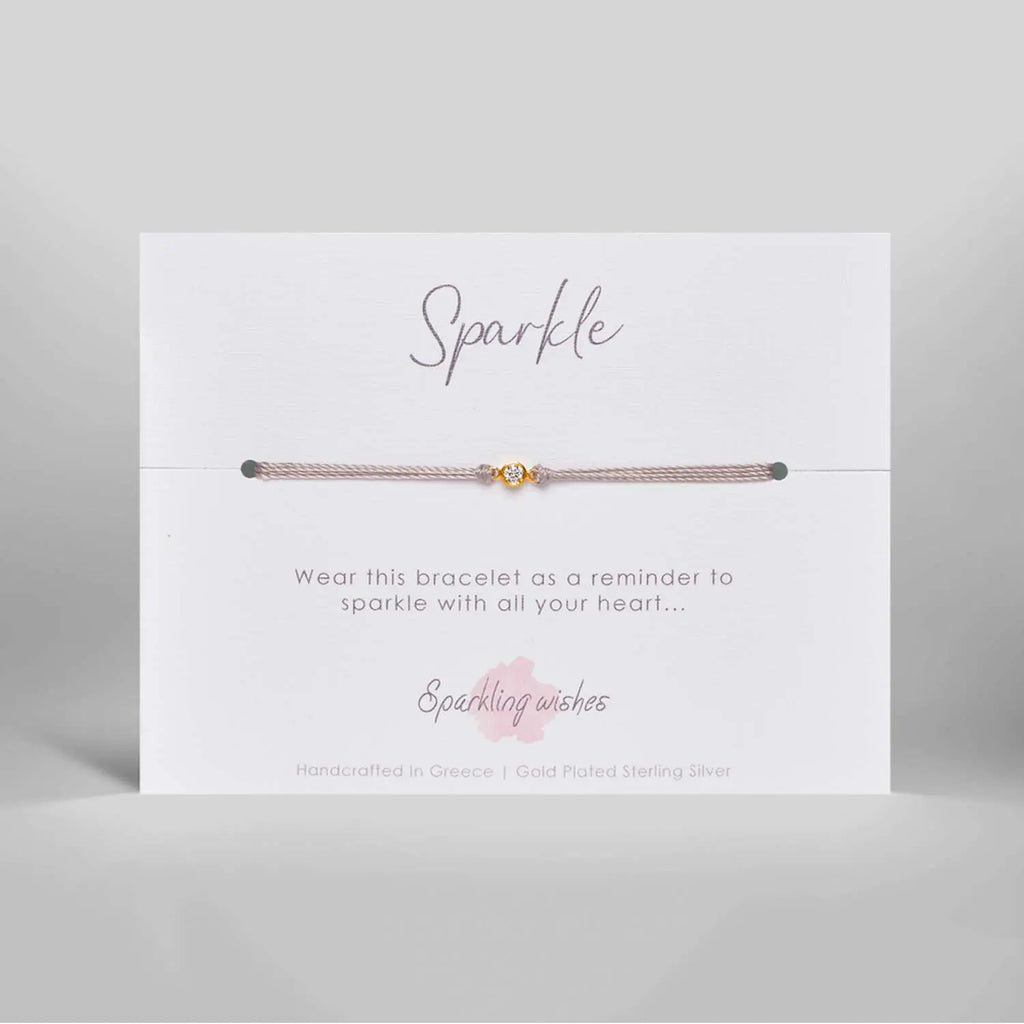 bracciale in argento con brillantino in zircone bianco
